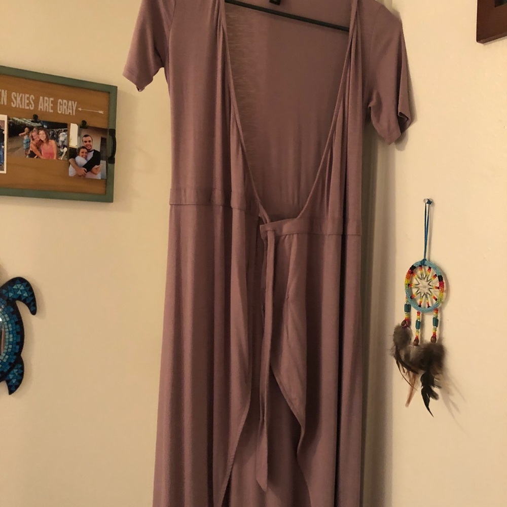 Burgundy long blouse